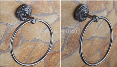 Wholesale And Retail Promotion Wall Mounted Antique Bathroom Towel Ring Round Towel Rack Holder