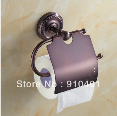 Wholesale And Retail Promotion Luxury Oil Rubbed Bronze Wall Mounted Toilet Paper Holder With Cover Tissue Bar