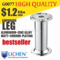 Aluminium alloy Furniture Cabinet legs Metal cabinet legs Sofa leg feet (4 pieces/lot) 38*150mm LICHEN