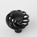 Black Iron Bird Cases Style Cabinet Wardrobe Drawer Pulls Ceramic Handles 38MM 1.50