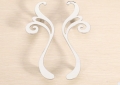 Butterfly-shaped Zinc Alloy Furniture Handle, Cupboard Door Handle, Cabinet Handle, Door Handle(Pitch: 128mm)