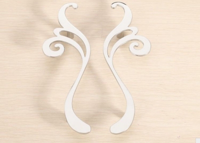 Butterfly-shaped Zinc Alloy Furniture Handle, Cupboard Door Handle, Cabinet Handle, Door Handle(Pitch: 128mm) [CabinetHandle-28|]