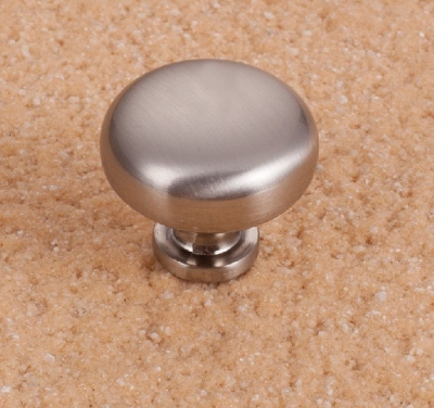 Cabinet Knob Solid Satin Nickel Drawer Cupboard Knob Handles Pulls 28mm Zinc Alloy [CabinetHandle-104|]