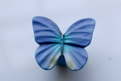 Colorful Beautiful Resin Butterfly Cabinet Cupboard Drawer Knob Pulls Handle MBS006-6
