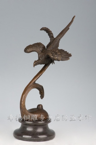 Copper sculpture crafts art home decoration gift sculpture bird dw-092