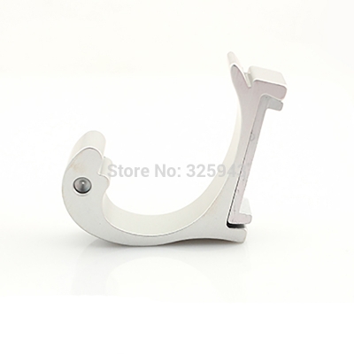 New 1pc Silver Clothing Hooks Space Alumimum Home DIY Towel Hanger Hooks Wall-mounted 10 Kinds Color to Chose