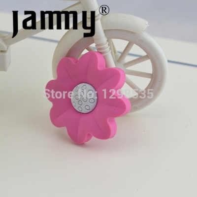 Top quality for soft kids flower furniture handles drawer pulls kids bedroom dresser knobs