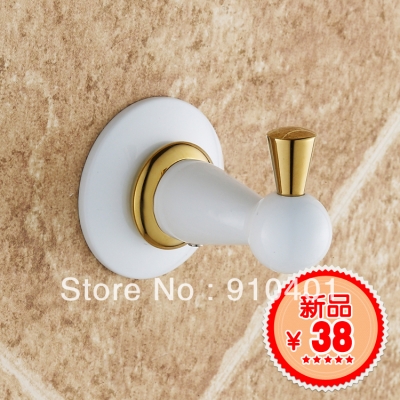 Wholesale / Retail Fashion door after rustic gold clothes hook wall clothes hook roasted white paint wall mounted