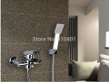 Wholesale And Retail Promotin Modern Chrome Brass Wall Mounted Bathtub Faucet Waterfall Mixer Tap Hand Shower