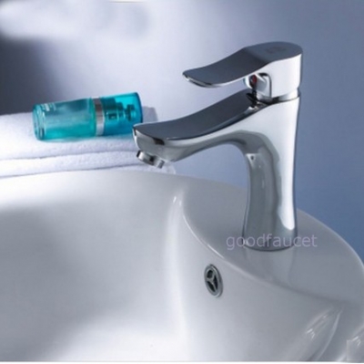 Wholesale And Retail Promotion Elegant Chrome Brass Bathroom Basin Faucet Vanity Sink Mixer Tap Single Handle