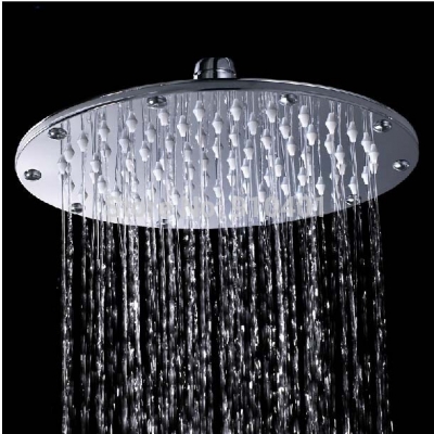 Wholesale And Retail Promotion NEW Wall Mounted Round Rain 8" Shower Head Chrome Brass Rain Shower Replacement [Shower head &hand shower-4077|]