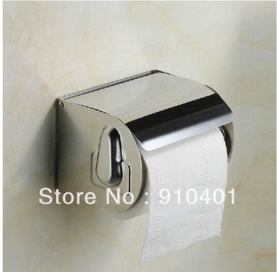 Wholesale And Retail Promotion Polished Chrome Brass Wall Mounted Bathroom Toilet Paper Holder Waterproof Box [Toilet paper holder-4669|]