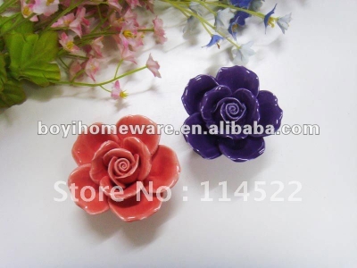 fancy flower knobs all handmade rose knob and handle wholesale and retail shipping discount 200pcs/lot MG-2