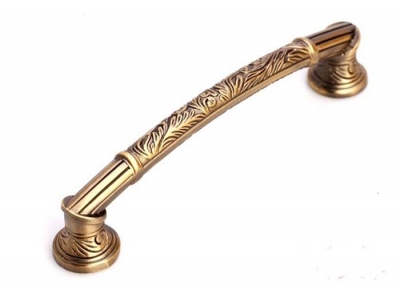 5PCS Zinc Alloy New European Style Coffe Finished Kitchen Handle Cabinet Pulls (Pitch: 160mm)
