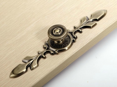 Bronze Handles Vintage Antique Cupboard Cabinet Drawer Door Knob Pulls 170mm 6.69" MBS034-4