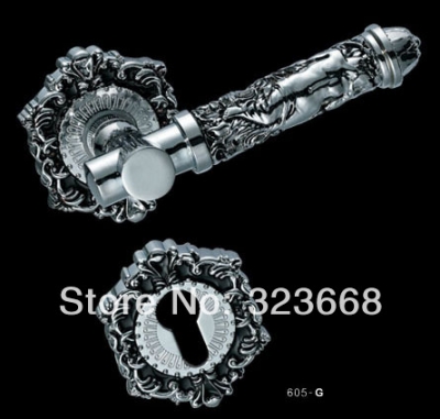 European style door lock classic zinc alloy handle lockset High grade Modern fashion Chrome fission lock [Fission lock-591|]