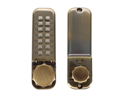 Fashion simple Mechanical combination lock, password locks, trick lock, the wooden door combination lock for KFC door [Mechanical Combination Lock-698|]