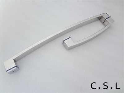 Luxury Square Shower Glass Pull Handle 225mm * 425mm