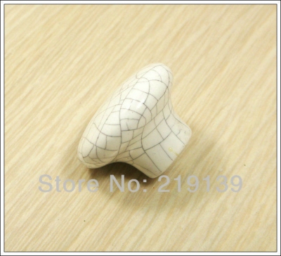 NEW Crack Ceramic Bedroom Furniture Kitchen Cabinet Door Pulls Drawer Porcelain Knobs Handles [Ceramicpull-6|]