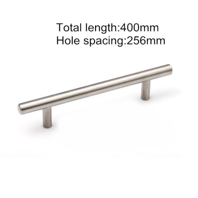 Solid Stainless Steel Cabinet Handle Durable Cupboard Pull Kitchen Handles Bars Furniture Pulls 256mm Hole Spacing [Cabinethandles-305|]