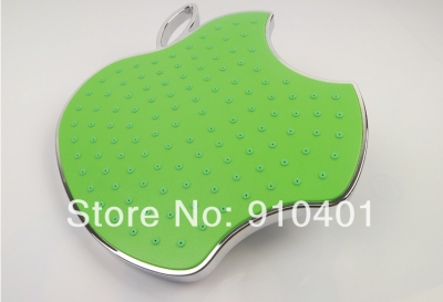 Wholesale And Retail Promotion Bathroom Accessories Apple Rain Shower Head Green Bathroom Shower Replacement