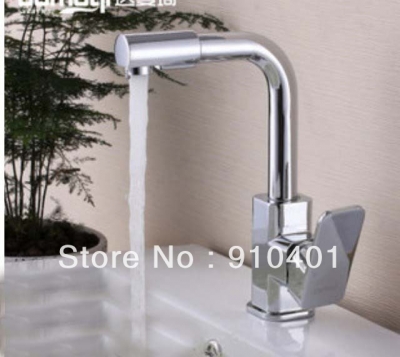 Wholesale And Retail Promotion Chrome Finish Solid Brass Bathroom Basin Faucet Swivel Spout Vanity Sink Mixer [Chrome Faucet-1651|]
