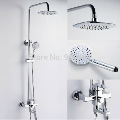 Wholesale And Retail Promotion Chrome Rain Shower Faucet Tub Mixer Tap With Hand Shower Single Handle Shower [Chrome Shower-2090|]