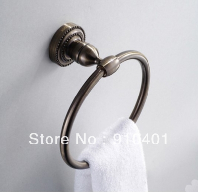 Wholesale And Retail Promotion Luxury Bathroom Antique Bronze Towel Ring Hanging Ring Towel Holder Towel Hanger [Towel bar ring shelf-4737|]