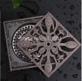 Wholesale And Retail Promotion Modern Oil Rubbed Bronze Bathroom Shower Drainer Grate Waste Drainer Floor Drain