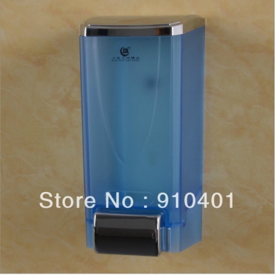 Wholesale And Retail Promotion NEW Bright Blue ABS Plastic Bathroom Hotel Liquid Soap Shampoo Dispenser 600ml [Soap Dispenser Soap Dish-4199|]