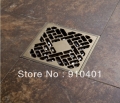 Wholesale And Retail Promotion NEW European Classic Art Antique Bronze Bathroom Floor Drain Shower Waste Drain