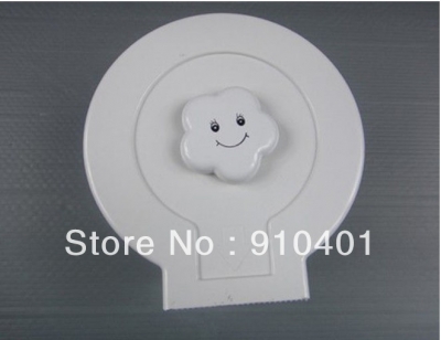 Wholesale And Retail Promotion NEW Lovely White Color Waterproof Toilet Roll Paper Holder Tissue Paper Box Rack