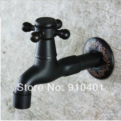 Wholesale And Retail Promotion Oil Rubbed Bronze Washing Machine Water TapPool Laundry Sink Tap Wall Mounted