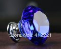 - 10/L 30mm Clear Blue small Crystal diamond Drawer Pull Handles and Knobs for Dresser Kitchen Drawer Cabinet decor