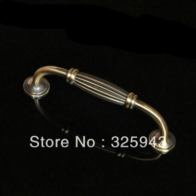 Antique Bronze Cabinet Closet Handles Pulls Bars Knobs Euro Style 96mm Hole spacing [Antique Pull-87|]