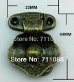 Antique Packing box accessories exquisite hardware simple box hinge wooden gift box buckle Wooden wine box buckle