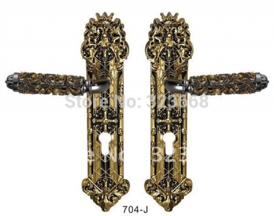 European style classical handle door lock Room lock fashion luxury home lockset high grade top quality [Front panel lock-638|]