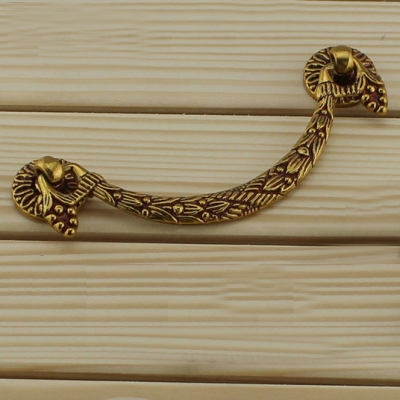 Hanging type of Europe type furniture handle Chinese antique cabinet wardrobe drawer pulls Furniture door handle [European brass knobs-575|]