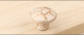 Single Hole Crack Ceramics Cabinet Wardrobe Cupboard Knob Drawer Door Pulls Handles MBS366-1
