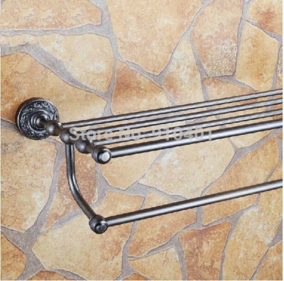 Wholesale And Retail Promotion Luxury Modern Antique Style Bathroom Towel Rack Holder Wall Mounted Towel Bars