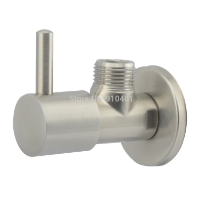 Wholesale And Retail Promotion Modern Brushed Nickel Single Handle Bathroom Toilet Stop Valve For Cold Water