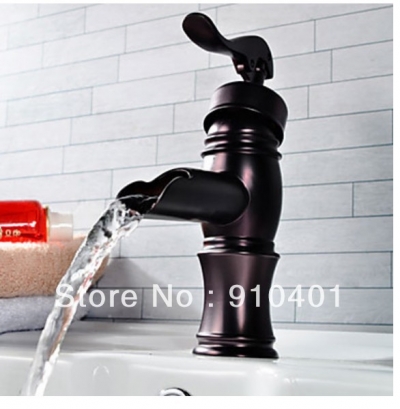 Wholesale And Retail Promotion Modern Oil Rubbed Bronze Bathroom Water Pump Faucet Single Lever Sink Mixer Tap [Oil Rubbed Bronze Faucet-3660|]