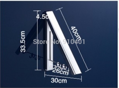 Wholesale And Retail Promotion Wall Mounted Home Fashion Aluminum Bathroom Balcony Clothesline Laundry Hanger