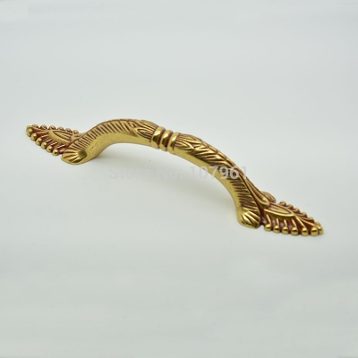 snake head copper antique 128mm zinc alloy antique drawer handles 125g with 2 screws for drawers furniture kitchen cabinet