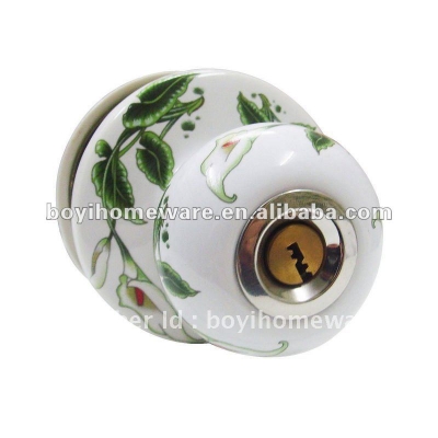 wholesale push lock decorative lock and key wholesale and retail shipping discount 24 sets/lot S-011 [CeramicDoorLocks-159|]