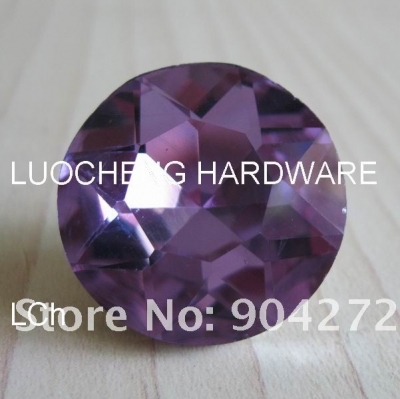 200PCS/LOT 25 MM PURPLE DIAMOND FLOWER CRYSTAL BUTTONS FOR SOFA INDUSTRY OR OTHER DECORATION FILEDS [25mmButtons-182|]