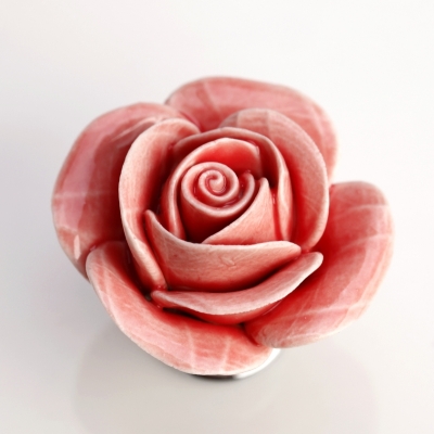 Fashion Home decor DIY Rose Flower Pull Handle Cupboard Cabinet Drawer Door porcelain Ceramic Knob 10PCS free shipping