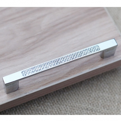 Free Shipping 96mm Crystal furniture cabinet hardware dresser drawer handles [CrystalHandles-470|]
