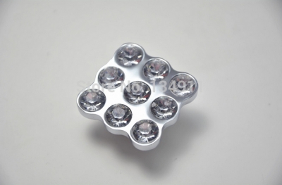 New Style 2pcs diamond crystal handles furniture drawer knobs