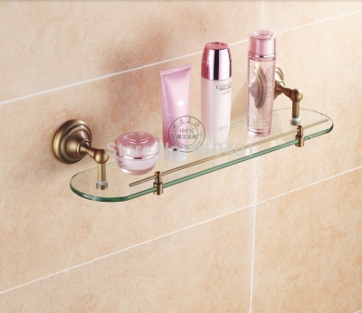 Wholesale And Retail Promotion Antique Brass Bathroom Accessories Shelf Shower Caddy Cosmetic Shelf Wall Mount [Storage Holders & Racks-4487|]
